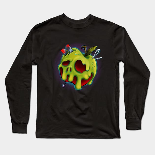 Poison Apple Long Sleeve T-Shirt by InkyMcStapleface